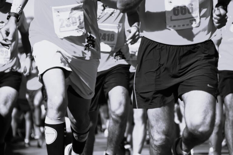 men running