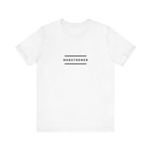 Unisex Jersey Short Sleeve Tee: Marathoner